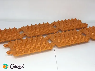 Антипробуксовочные ленты Color-x поштучно в пленке (оранжевый)